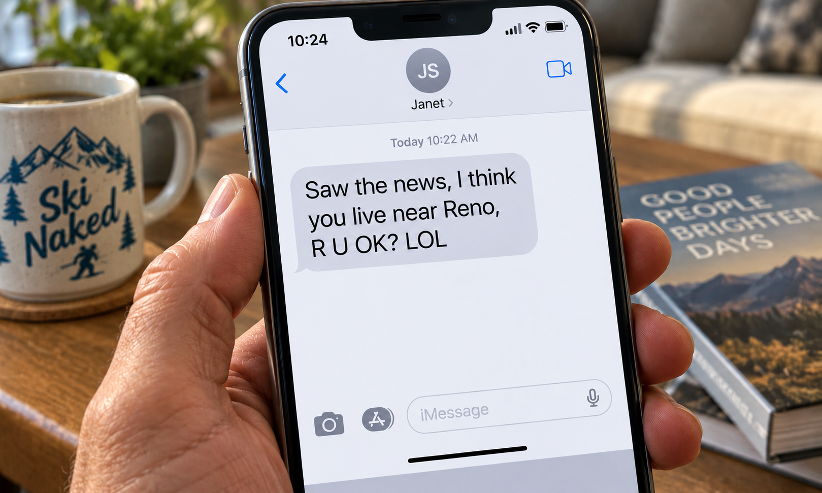 News Of Reno Wildfires Force Thousands To Text Reno Residents To Check On Them